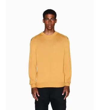 per uomo XM001916AF14008U2166 Maglione giallo in lana e cotone (M), Casual