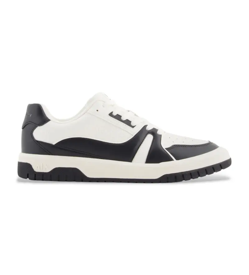 per uomo. XM001933AF17537MC011 Eleganti sneakers bianche (41), Bianco, Basso, Stringhe, Casual Nero