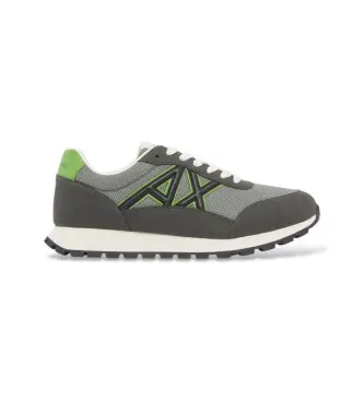 per uomo XM001960AF19388MZ756 Sneakers verdi Ax (41), Basso, Stringhe, Casual, Verde Pelle