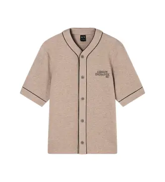 per uomo XM002012AF10818O6013 Maglia da baseball Drifwood (XS), Casual, Verde, Cotone, Manica corta