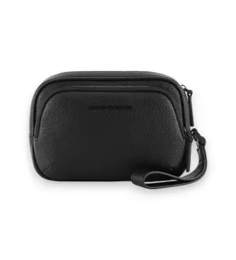 per uomo XM002034AF19929UC001 Borsa da toilette nera sobria (OSFA), Nero, Casual, Poliestere