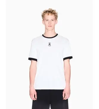 per uomo XM002072AF19963U0009 Maglietta bianca essenziale (XS), Bianco, Casual, Cotone, Manica corta