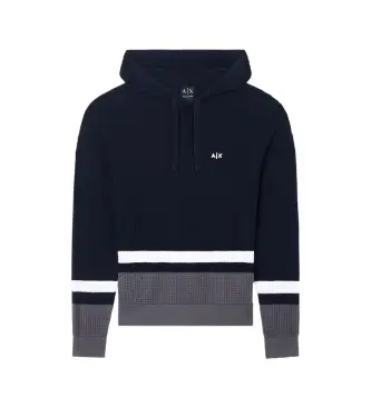 per uomo XM002171AF22240MB492 Jersey Waffle Blu navy intenso (S), Casual, Cotone, Manica lunga