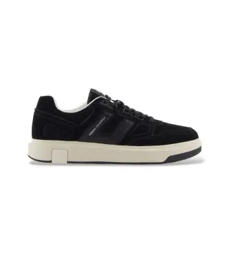 per uomo XM002206AF21419UC001 Sneakers basse nere (45), Pelle, Nero, Basso, Stringhe, Casual