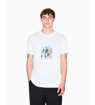 per uomo XM002214AF10356U0009 Maglietta bianca casual premium (M), Bianco, Cotone, Manica corta