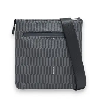 per uomo XM002220AF22637MC178 Borsa a tracolla nera funzionale (OSFA), Nero, Casual, Cotone