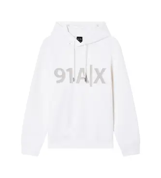 per uomo XM002357AF10818U1074 Felpa bianca premium (S), Bianco, Casual, Cotone, Manica corta