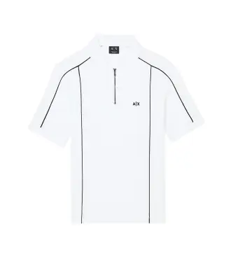 per uomo XM002375AF10366U0009 Elegante polo bianca (S), Bianco, Casual, Cotone, Manica corta