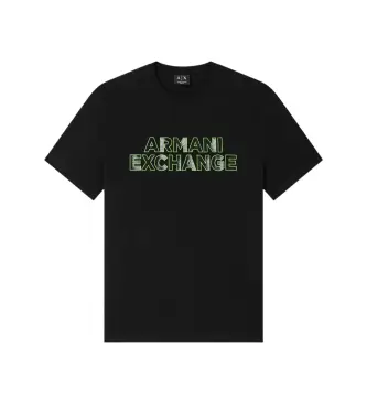 per uomo XM002413AF10361UC001 T-shirt nera slim fit (S), Nero, Casual, Cotone, Manica corta