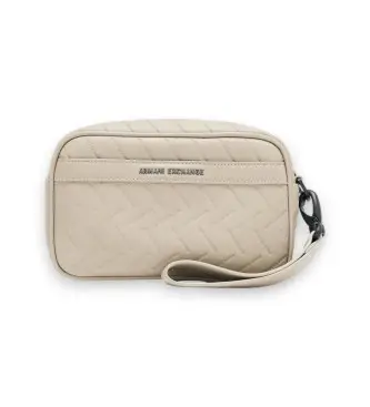 per uomo XM002600AF22652U6229 Borsa da toilette compatta beige (OSFA), Casual, Poliestere