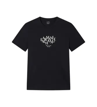 per uomo XM002782AF10356UB101 Maglietta con logo blu navy (S), Bianco, Casual, Cotone, Manica corta