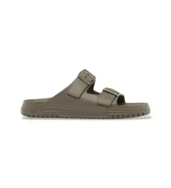 per uomo XUP015XV821U6200 Sandali Xup, marrone-verde (45), Basso, Nessuno, Casual