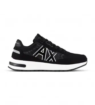 per uomo XUX090XV27600002 Sneakers nere Dusseldorf (44), Nero, Basso, Stringhe, Casual
