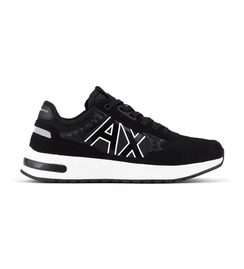 per uomo XUX090XV27600002 Sneakers nere Dusseldorf (45), Nero, Basso, Stringhe, Casual