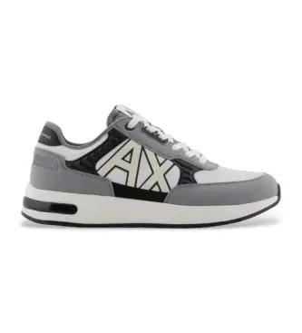 per uomo XUX090XV276U665 Sneakers grigie Dusseldorf (45), Basso, Stringhe, Casual, Grigio Multicolore