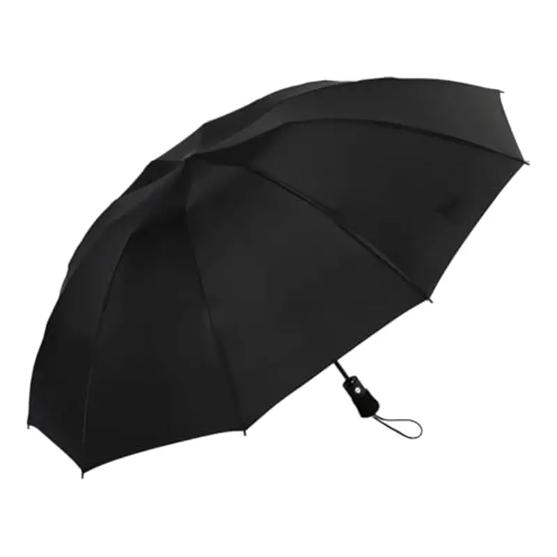 A2ZWORLD Ombrello Inverso Antivento, Apertura e Chiusura Automatica, 3 Pieghe, 10 Stecche Rinforzate, 210T Teflon miniatura 3