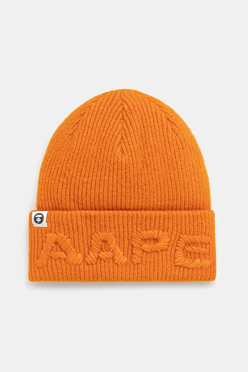 berretto in misto lana Main colore arancione AAPHTM5291XXN