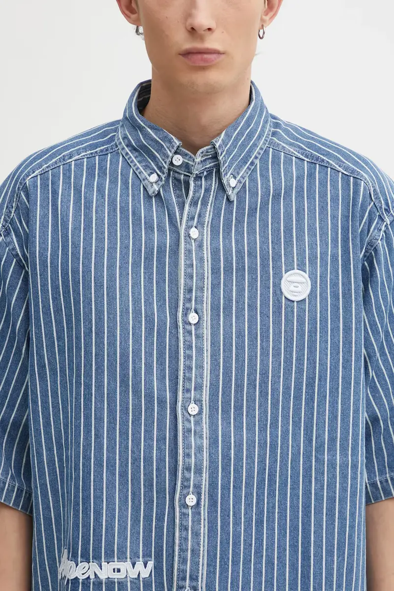 AAPE Jeans Uomo Blu 3798493 miniatura 4