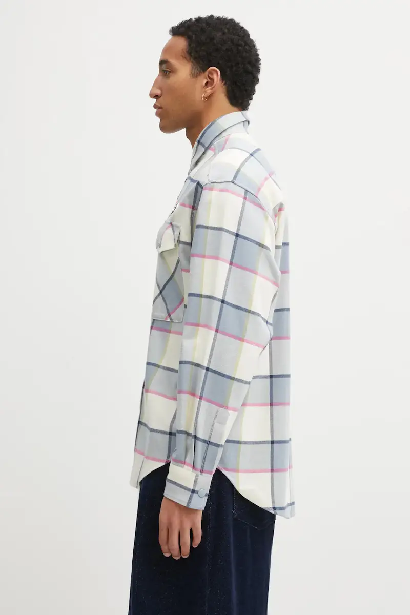 camicia in cotone Now uomo colore beige AAPSTM8543XXP miniatura 2