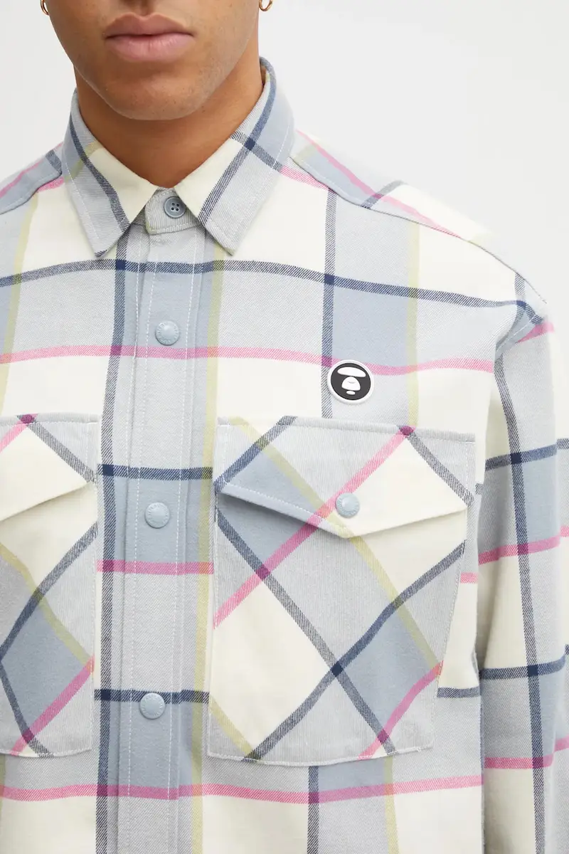 camicia in cotone Now uomo colore beige AAPSTM8543XXP miniatura 4