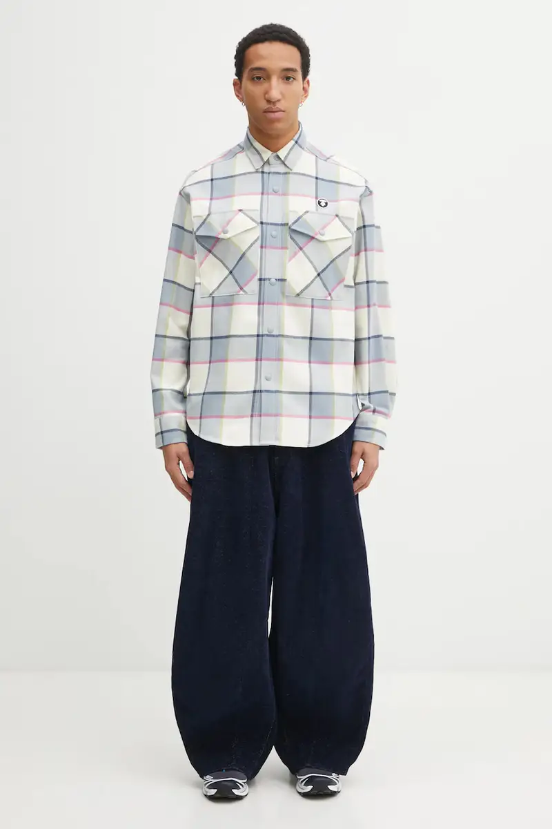 camicia in cotone Now uomo colore beige AAPSTM8543XXP miniatura 5