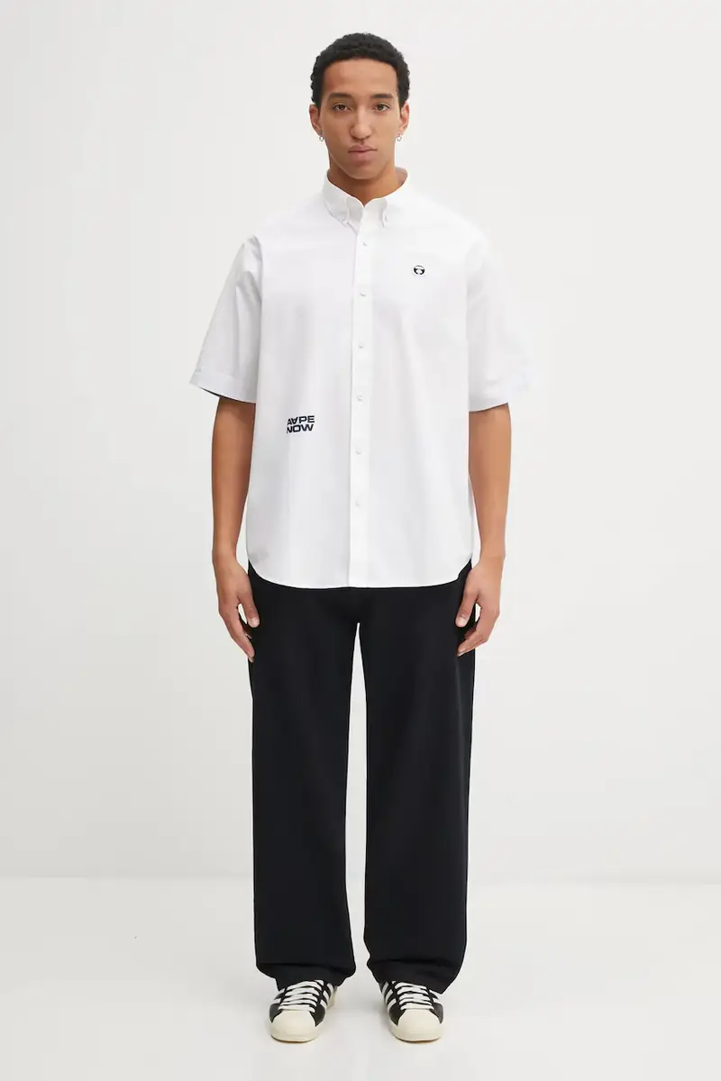 camicia in cotone Now uomo colore bianco AAPSRM8518XAO miniatura 5