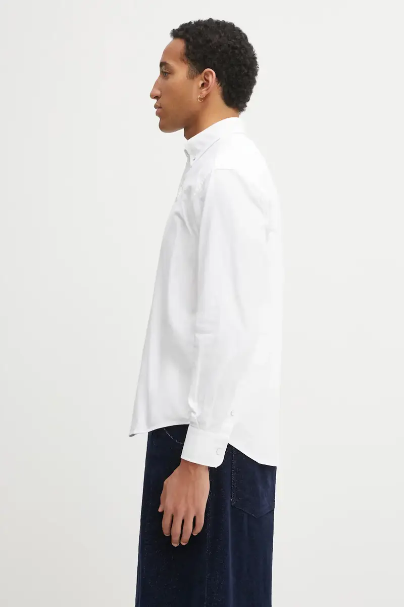 camicia in cotone Now uomo colore bianco AAPSTM8539XXP miniatura 2