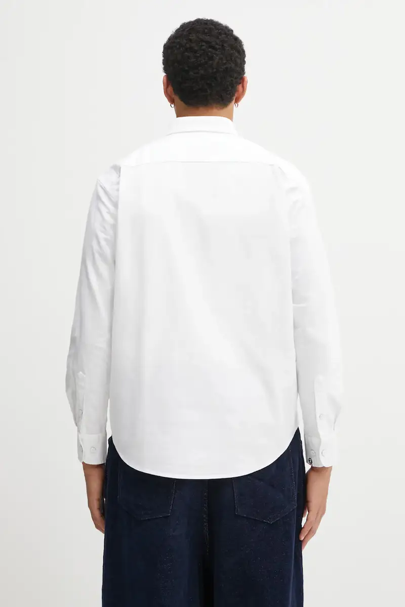 camicia in cotone Now uomo colore bianco AAPSTM8539XXP miniatura 3