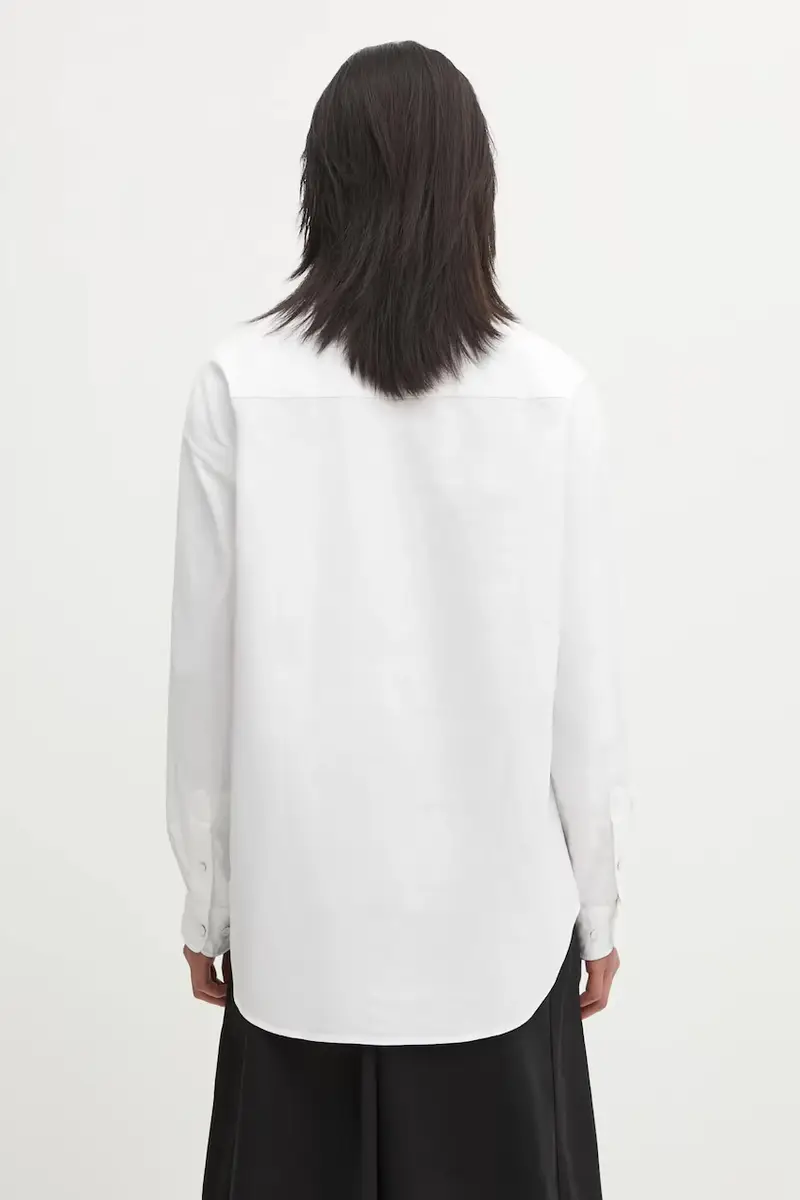 camicia in cotone Now uomo colore bianco AAPSTM8540XXP miniatura 3