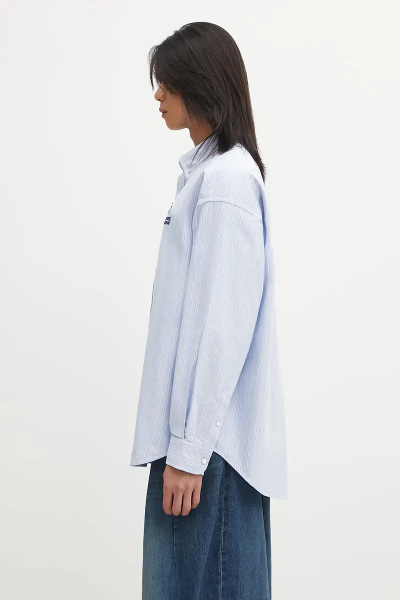 camicia in cotone Now uomo colore blu AAPSTM8541XXP miniatura 2