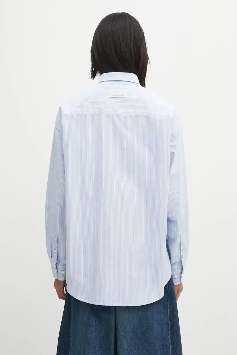 camicia in cotone Now uomo colore blu AAPSTM8541XXP miniatura 3