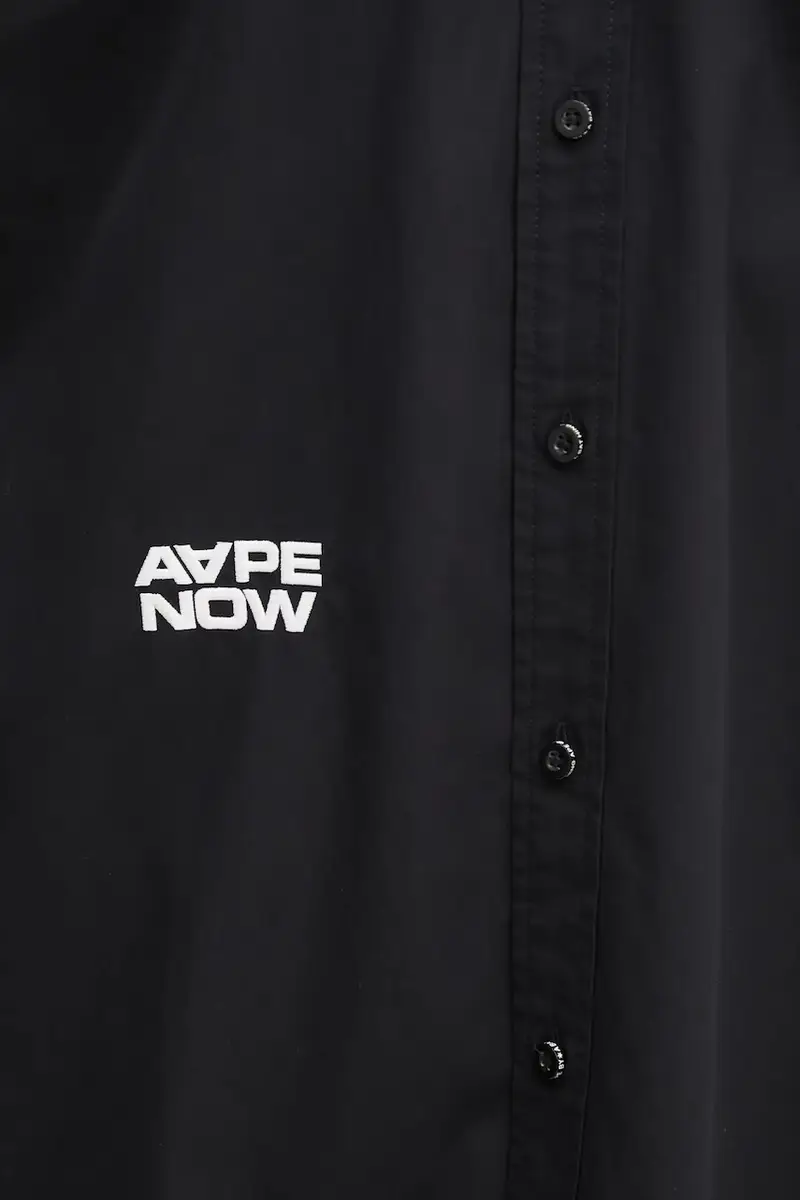 camicia in cotone Now uomo colore nero AAPSRM8518XXO miniatura 4