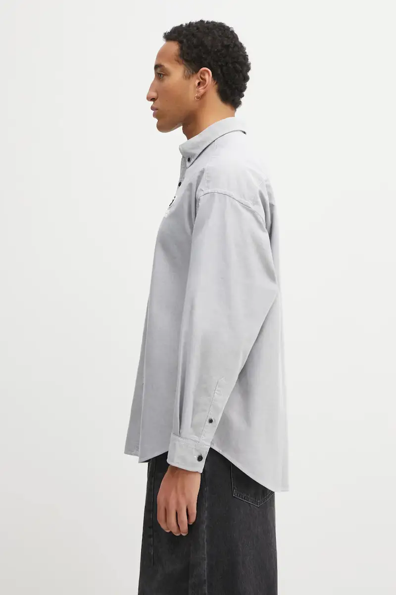 camicia in cotone Now uomo colore nero AAPSTM8540XXP miniatura 2