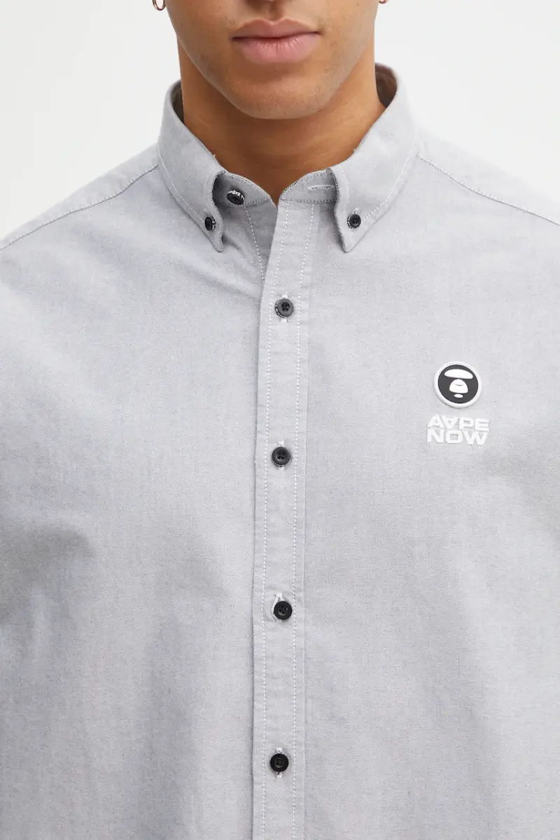 camicia in cotone Now uomo colore nero AAPSTM8540XXP miniatura 4