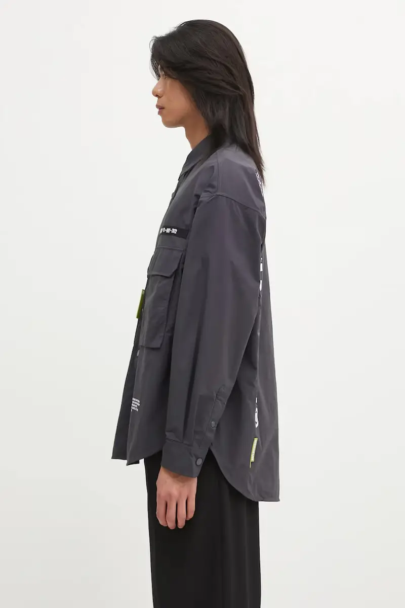 camicia Main uomo colore grigio AAPSTM8527XXO miniatura 2