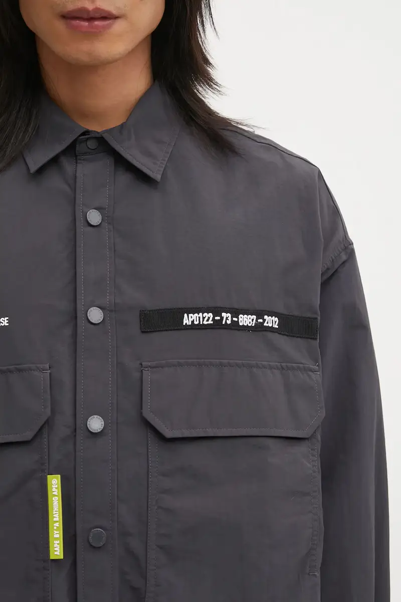 camicia Main uomo colore grigio AAPSTM8527XXO miniatura 4