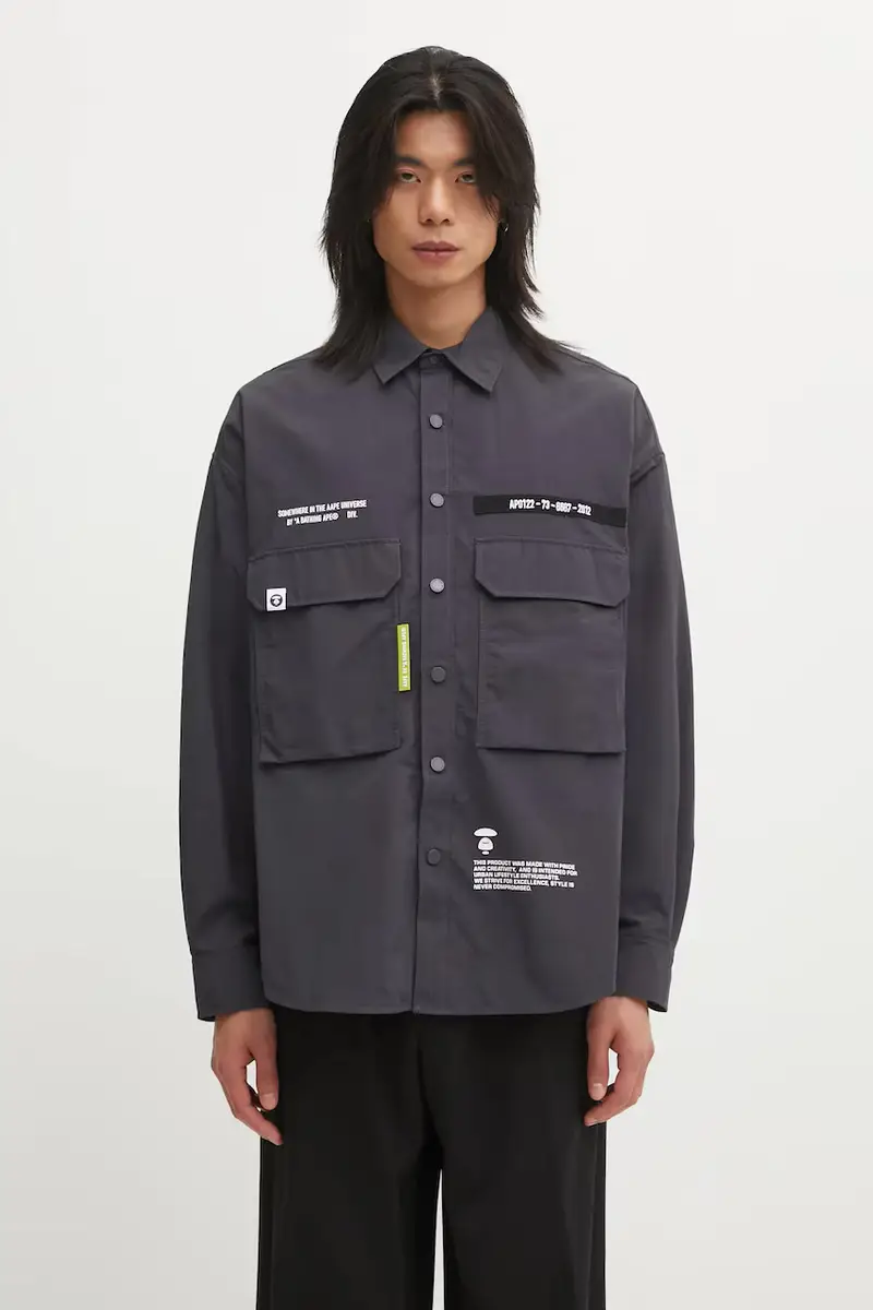 camicia Main uomo colore grigio AAPSTM8527XXO