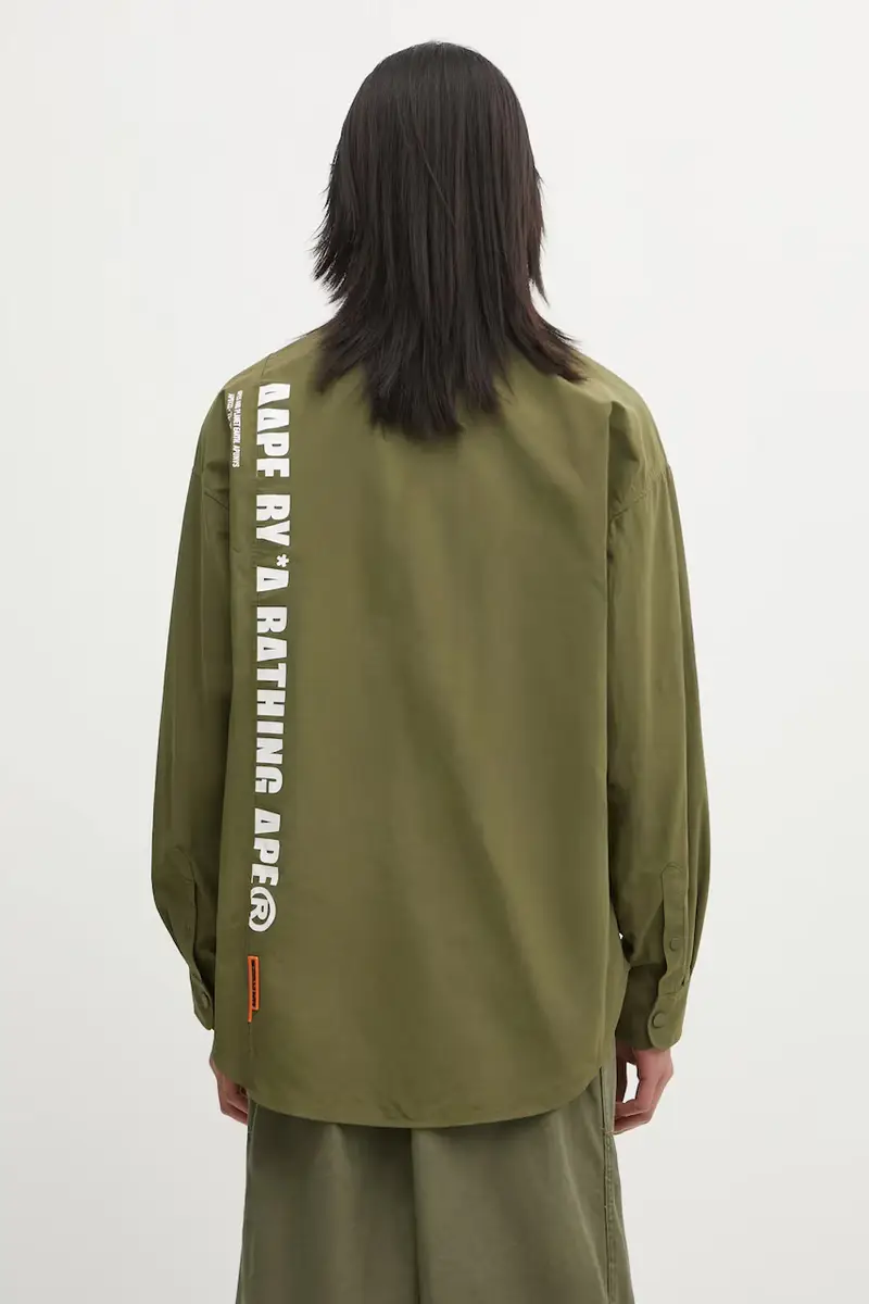 camicia Main uomo colore verde AAPSTM8527XXO miniatura 3