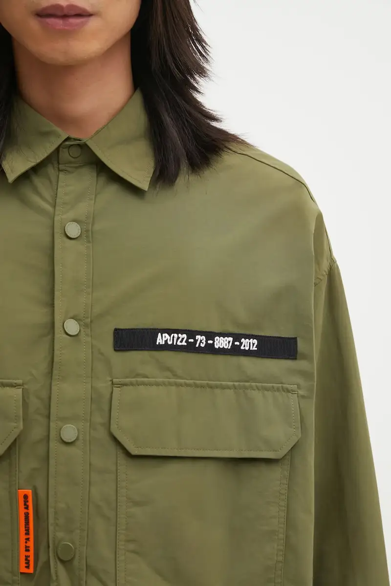 camicia Main uomo colore verde AAPSTM8527XXO miniatura 4