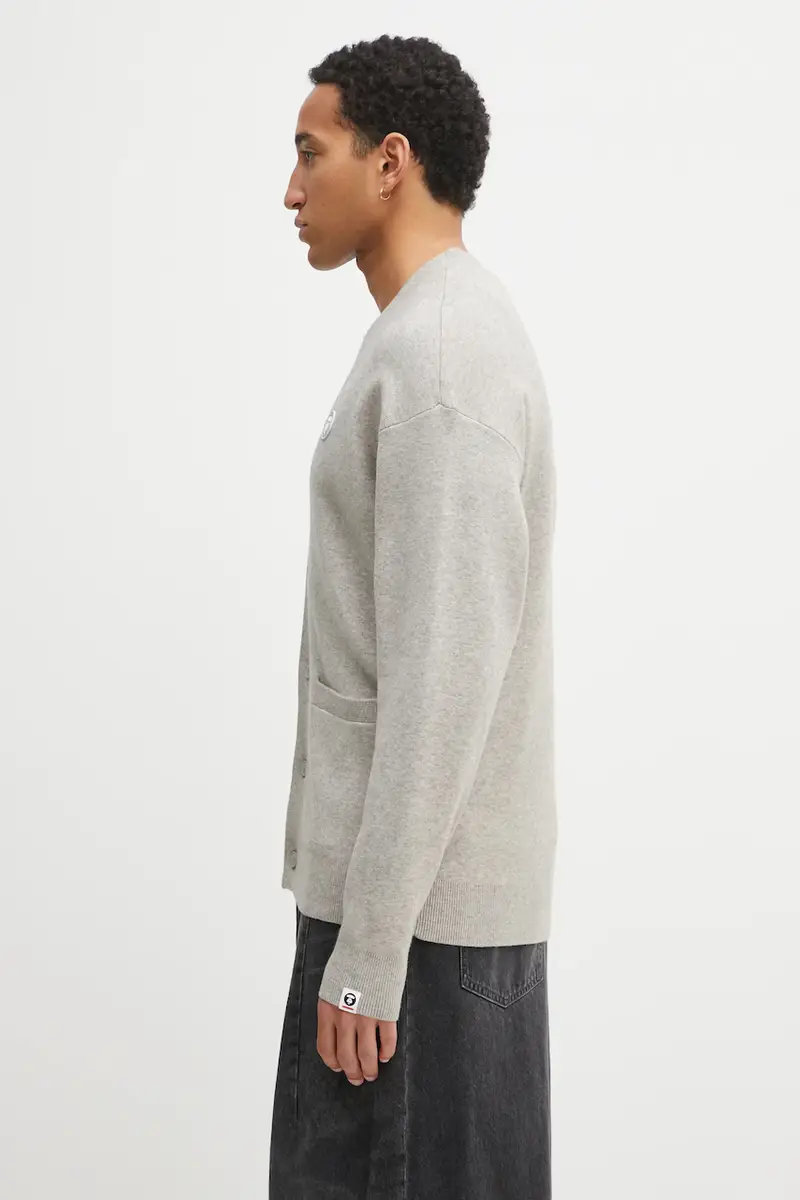 AAPE Cardigan Uomo Grigio 3798550 miniatura 2