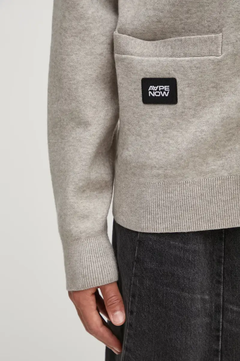 AAPE Cardigan Uomo Grigio 3798550 miniatura 4