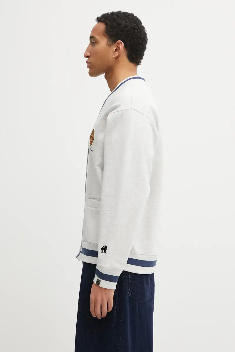 felpa Aaper Zip Up uomo colore grigio AAPSWMC374XAP miniatura 2