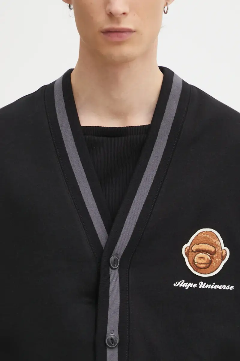 felpa Aaper Zip Up uomo colore nero AAPSWMC374XXP miniatura 4