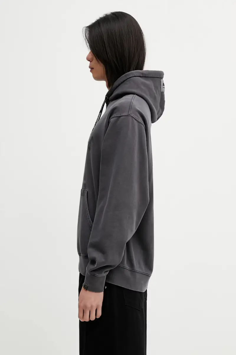 felpa in cotone Grigio miniatura 2