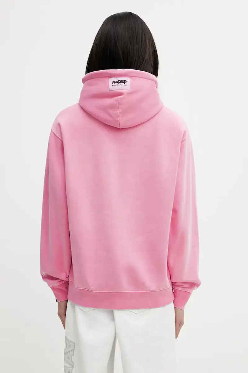 felpa in cotone Rosa miniatura 3