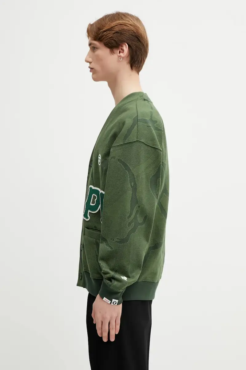 felpa in cotone Verde miniatura 2