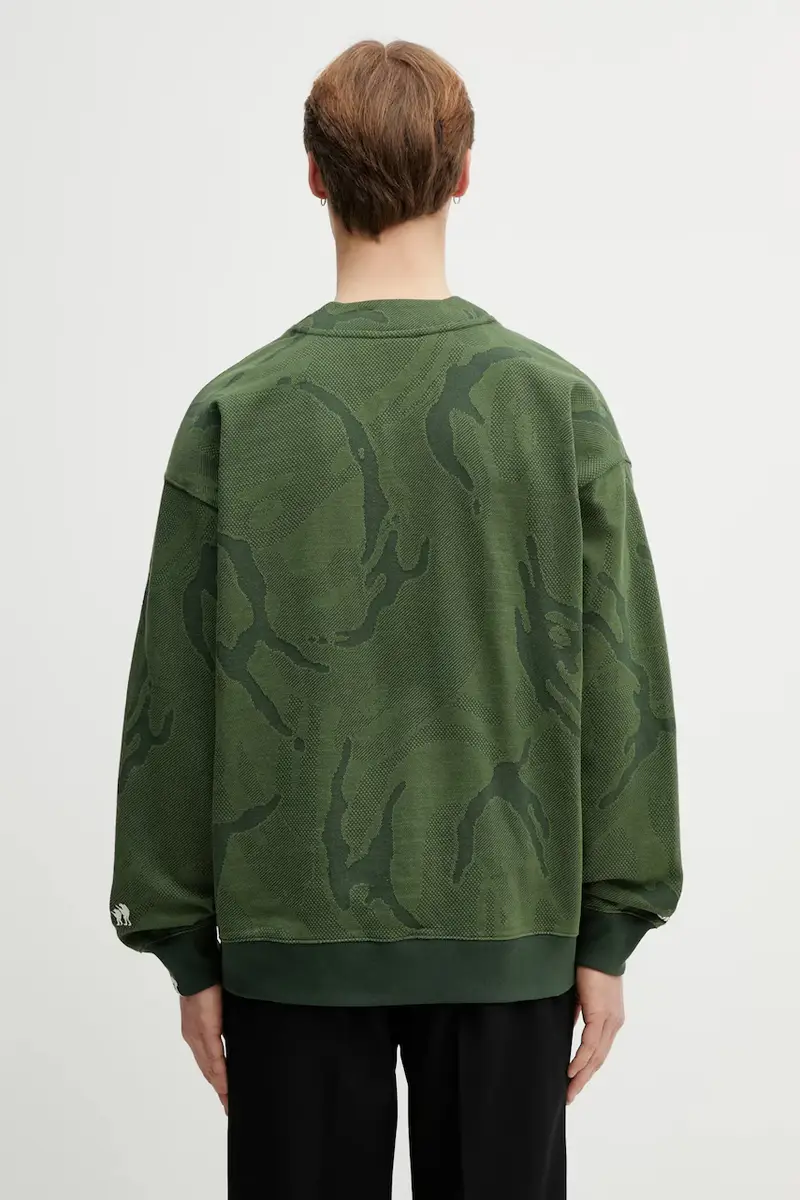 felpa in cotone Verde miniatura 3