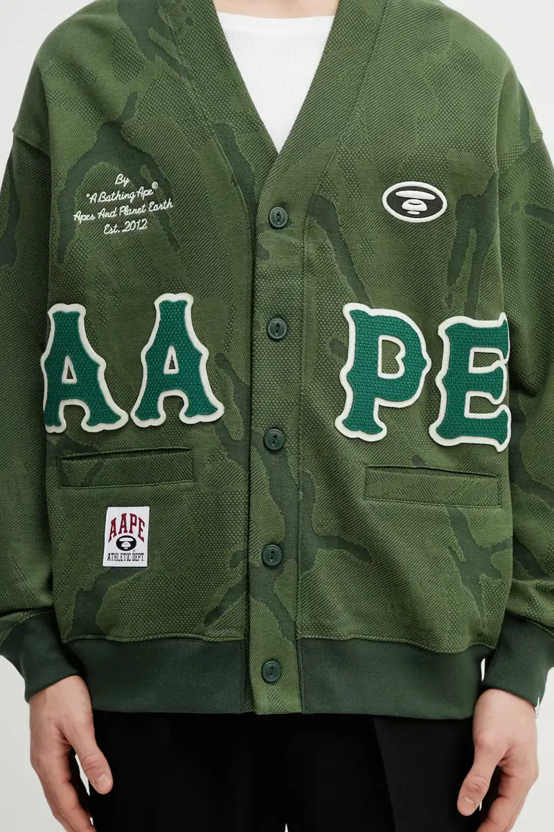 felpa in cotone Verde miniatura 4