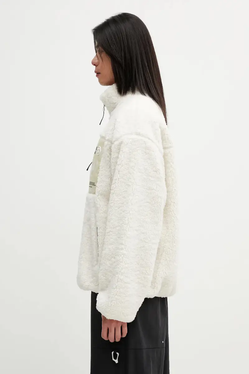 felpa in pile Beige miniatura 2