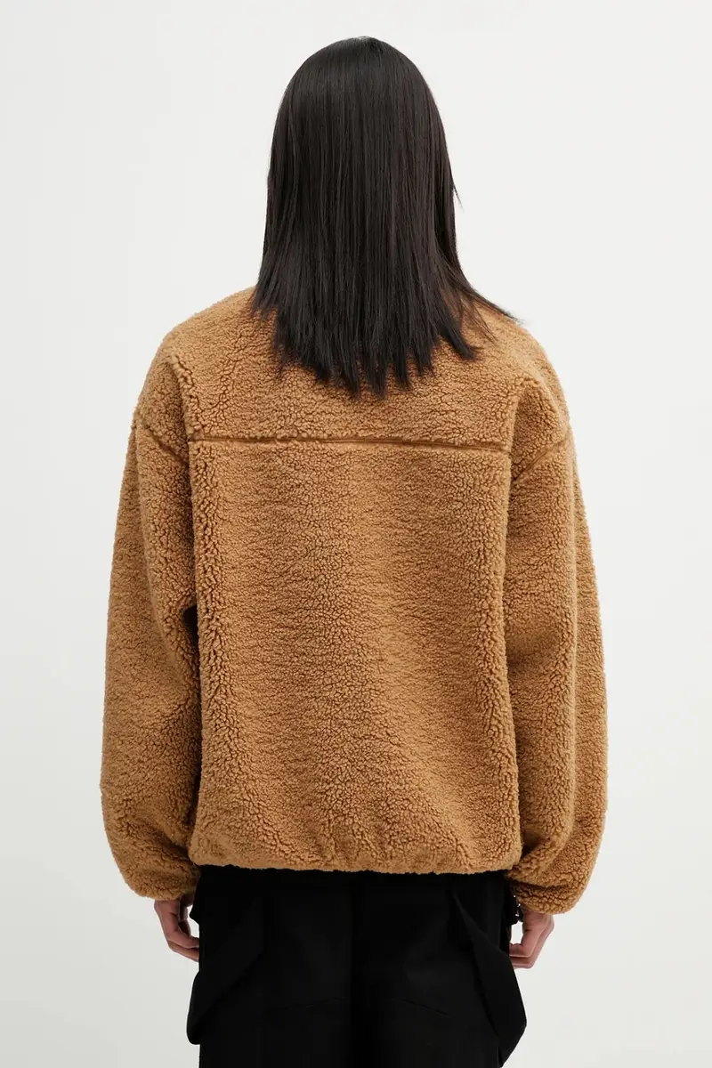 felpa in pile Marrone miniatura 3